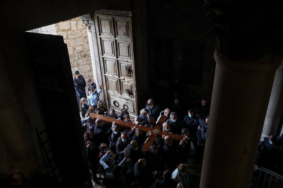 Jerusalen vive un Viernes Santo de 'nueva normalidad'