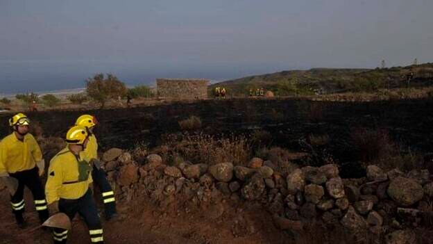 Controlado el incendio forestal en Gran Canaria