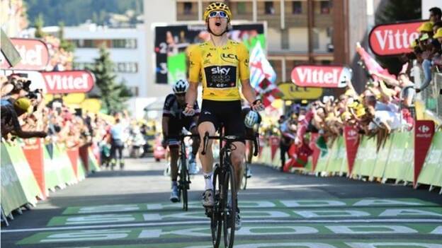 Thomas, rey del Alpe D'Huez, refuerza el maillot amarillo
