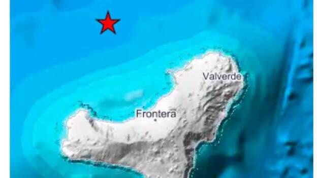 Seísmo de magnitud 3,7 detectado al noroeste de Valverde