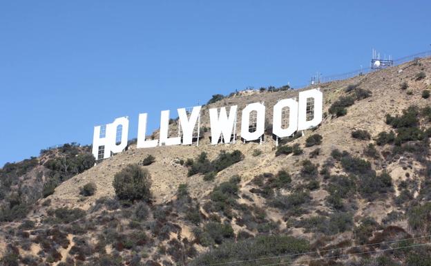 Cartel de Hollywood, en Los Ángeles.