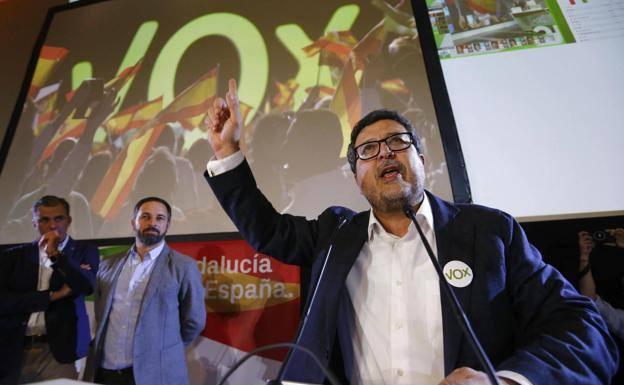 Francisco Serrano, druante las últimas elecciones en Andalucía. /Efe