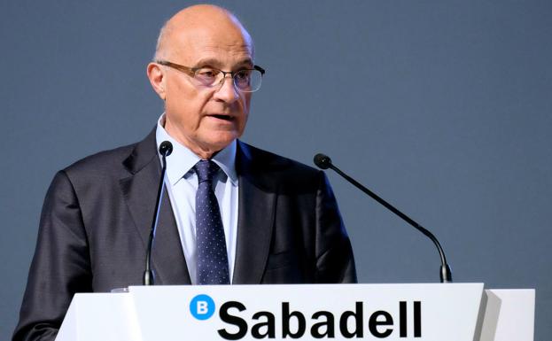 El presidente de Banco Sabadell, José Oliu. /R. C.