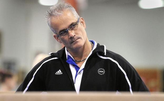 John Geddert, entrenador del equipo de gimnasia femenina de Estados Unidos en los Juegos Olímpicos de 2012.