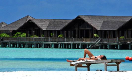 Playa de las Islas Maldivas.