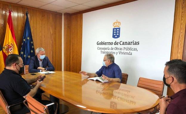 Reunión de Sebastián Franquis con la federación Las Medianías. 