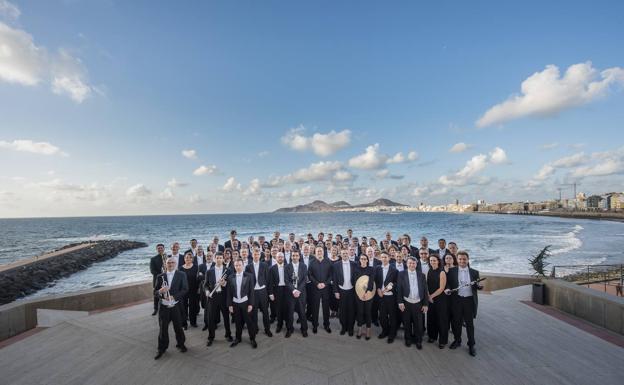 La Orquesta Filarmónica de Gran Canaria. 
