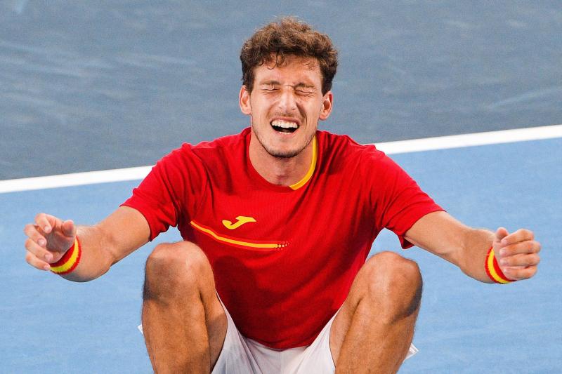 La victoria de Pablo Carreño ante Novak Djokovic, en imágenes