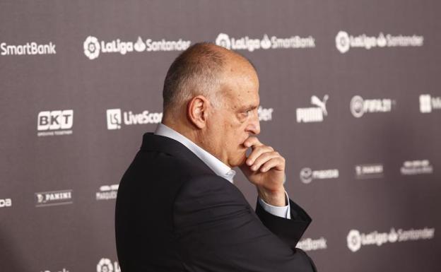 El presidente de LaLiga, Javier Tebas. /EP