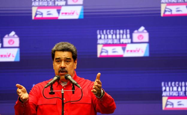 Nicolás Maduro, durante un acto público esta semana./Reuters