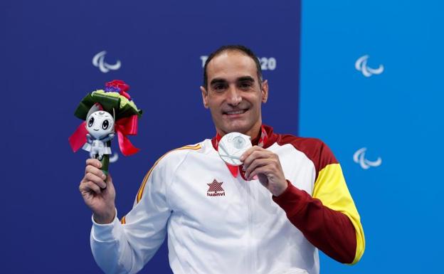 Miguel Luque abrió el récord de España en los Juegos Paralímpicos.  / Jaime De Diego / efe