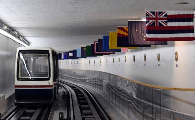El tren subterráneo del Congreso de Estados Unidos./RC