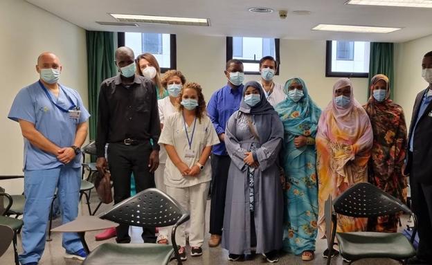 Enfermeras mauritanas se forman en cuidados intensivos en Gran Canaria