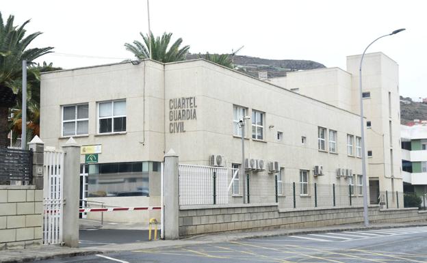 Foto de archivo de la sede de la Guardia Civil de Santa María de Guía. 
