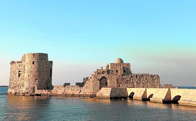 El castillo de los Cruzados, Sidón, Libano. /J.L.M.