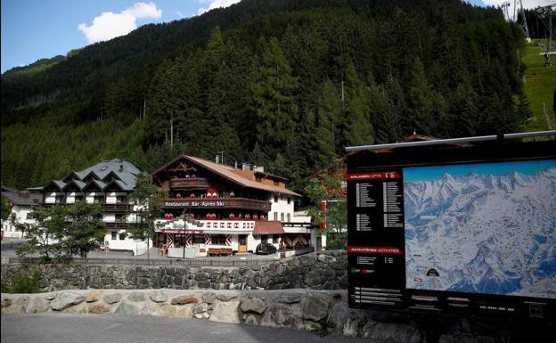 La estación de esquí de Ischgl, donde se infectaron miles de turistas. 