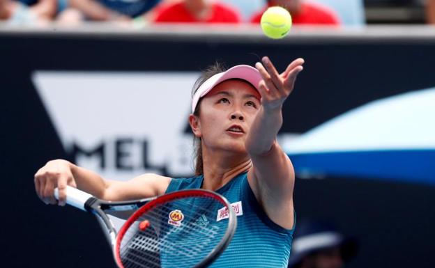 La tenista Shuai Peng. /Reuters