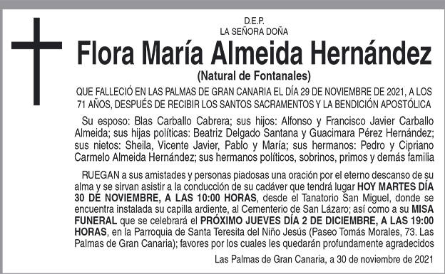Flora María Almeida Hernández