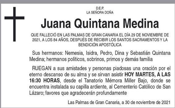 Juana Quintana Medina