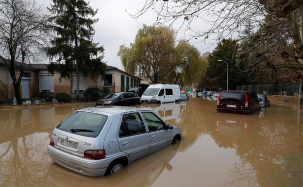 Inundaciones en Navarra.