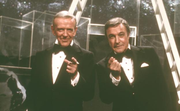 Fred Astaire y Gene Kelly, en 'Érase una vez en Hollywood'.