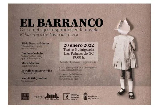 Cinco directores y estilos audiovisuales para la reseña de la novela 'El barranco' de Nivaria Tejera