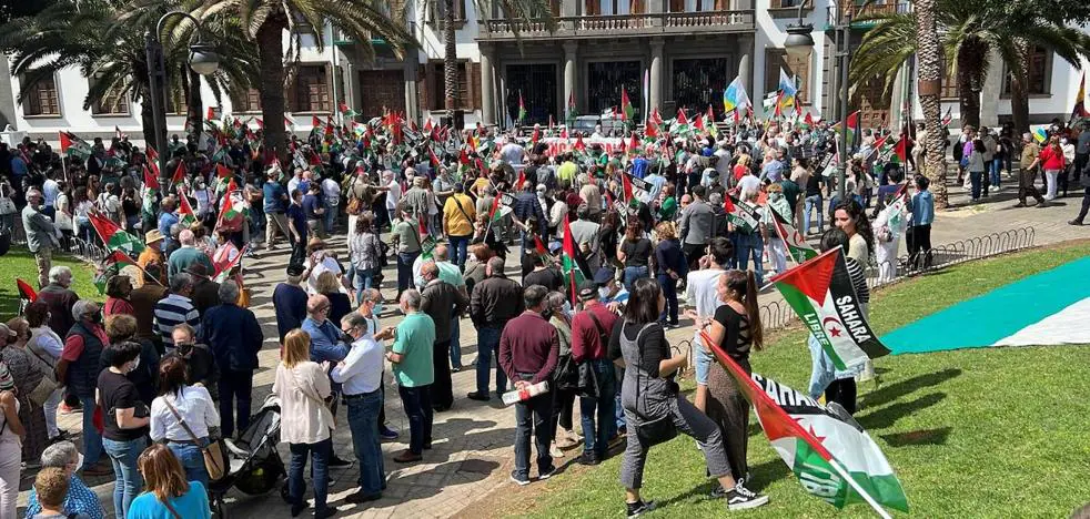 The rejection of Sánchez's turn with the Sahara takes to the streets in Gran Canaria