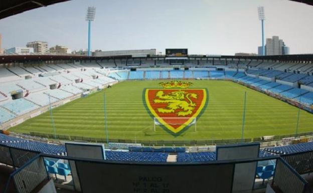 Imagen del estadio de La Romareda. 