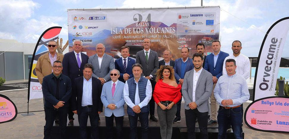 Full institutional support for the Isla de los Volcanes Rally
