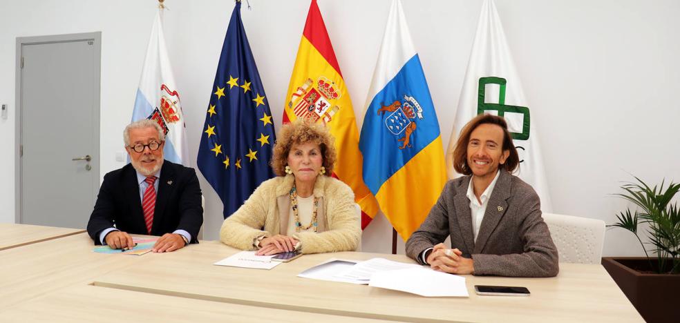 The Fernando Pessoa Canarias University and Charter 100 Gran Canaria sign a scholarship program