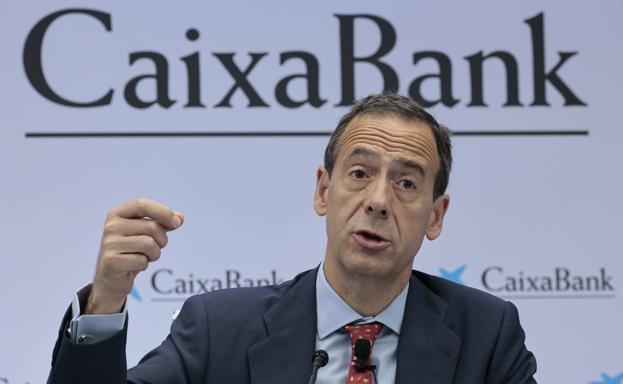 The CEO of CaixaBank, Gonzalo Gortázar.