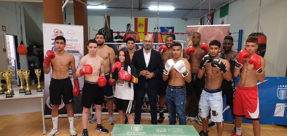 Aridany Romero supports the boxing academy
