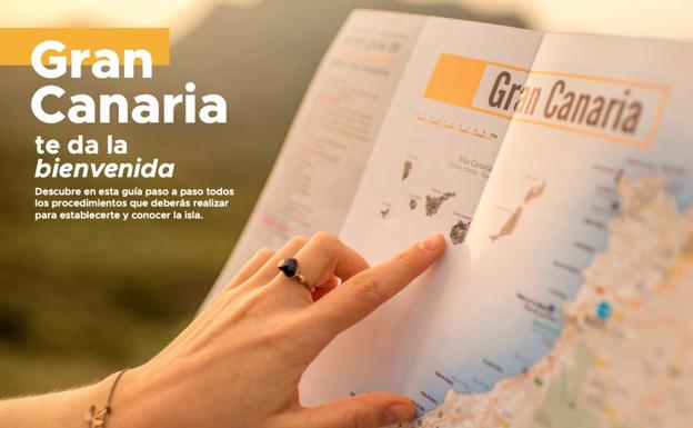 Imagen de la guía informativa sobre Gran Canaria elaborada por la Spegc para atraer a nómadas digitales. / C7