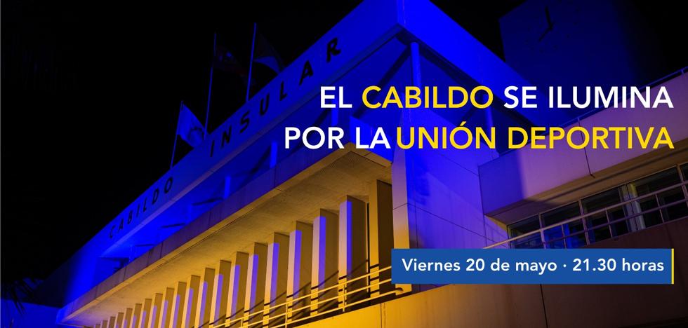 The Cabildo de Gran Canaria will light up in support of UD Las Palmas