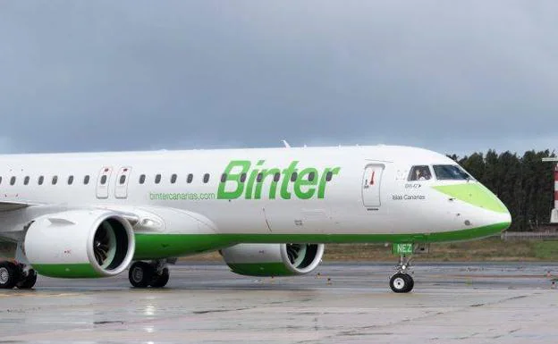 Binter aumenta un 70 % su oferta de plazas en sus vuelos fuera de Canarias