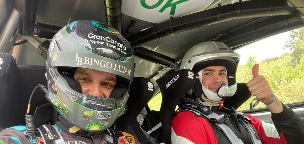 Bad luck for Domínguez and Peñate in the Sardinia Rally
