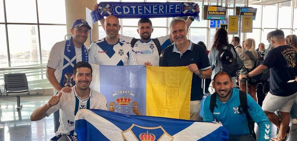 "All the Canary Islands with Tenerife now for the blue and white dream"