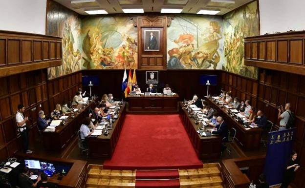 Primera sesión del Debate sobre el Estado de Gran Canaria celebrada este jueves. 