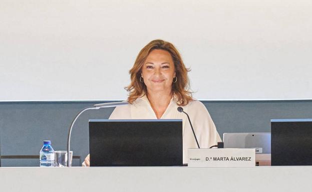 The president of El Corte Inglés, Marta Álvarez. 