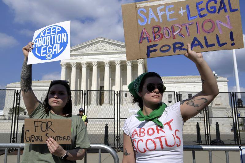 Protestas en Estados Unidos contra la ilegalización del aborto