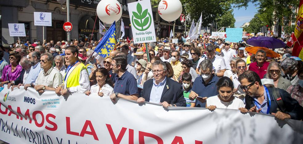 The demonstration for life brings together 20,000 people in Madrid