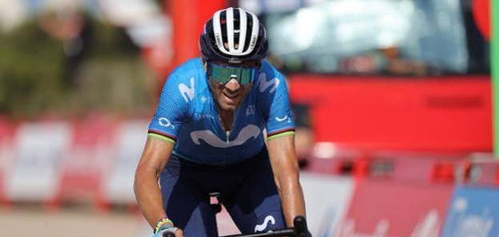 The cyclist Alejandro Valverde, hit by a driver who flees