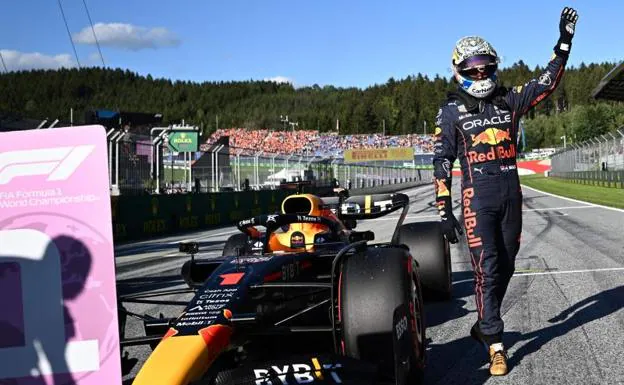 Max Verstappen, after achieving pole position for the sprint classification.