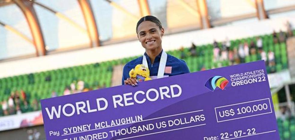 Sydney McLaughlin is already a legend: two world records of 400 hurdles in one month