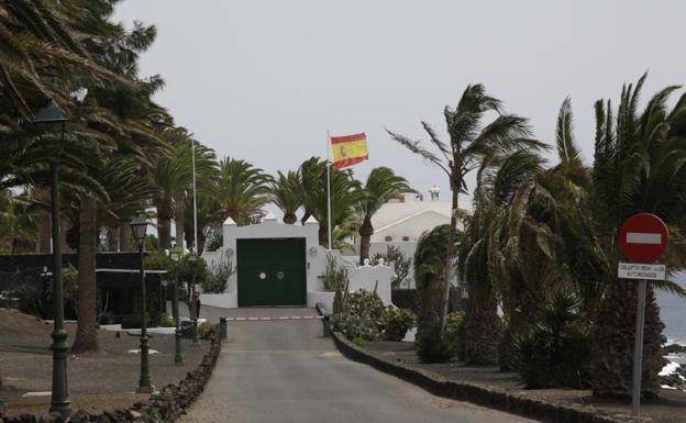 La residencia oficial de La Mareta, en una foto de ayer mismo. 