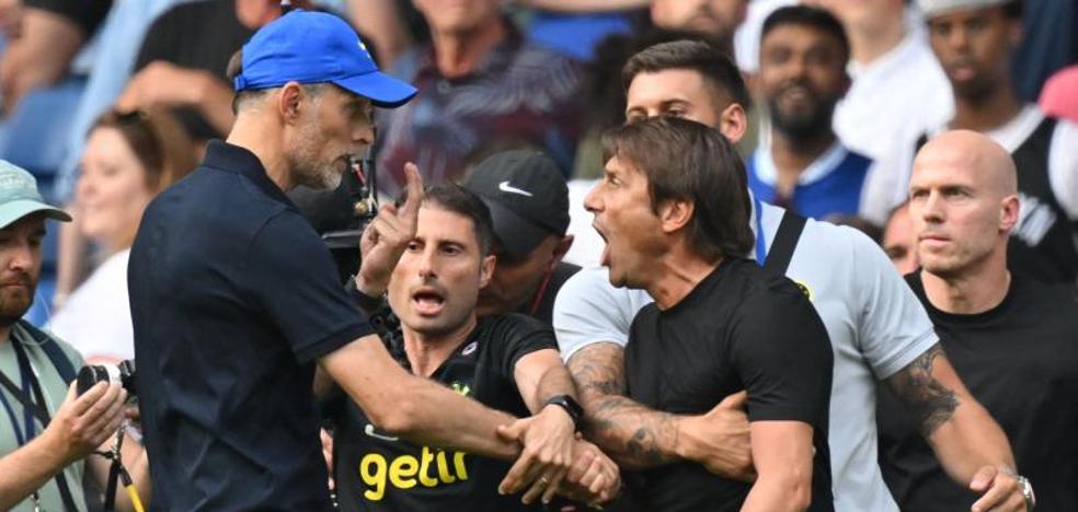Tuchel and Conte almost came to blows during Chelsea-Tottenham