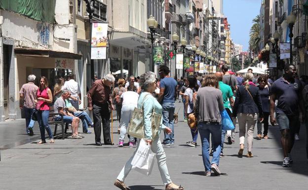 Imagen de archivo de la calle Triana, en Las Palmas de Gran Canaria. /C7