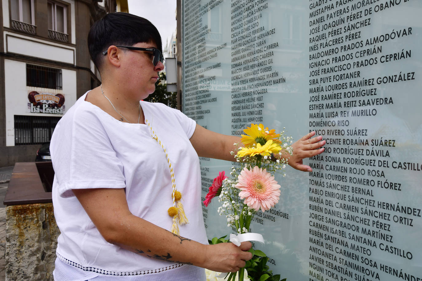 Homenaje a las víctimas en la capital grancanaria