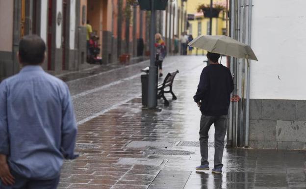 Día de lluvia en Canarias. /Esteban campillo
