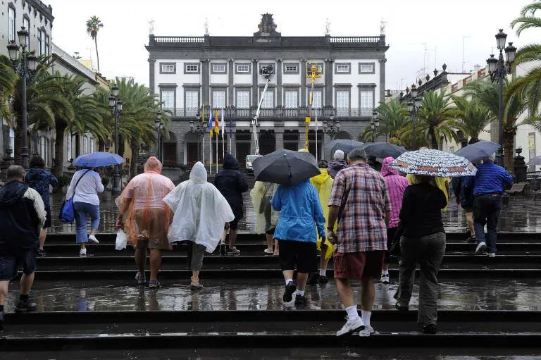Episodio de lluvia en Gran Canaria. /arcadio suárez